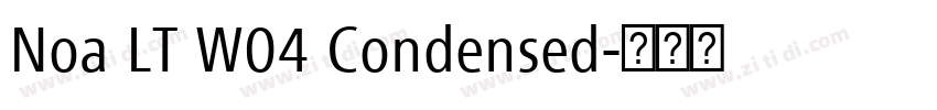 Noa LT W04 Condensed字体转换 Noa LT W04 Condensed字体转换